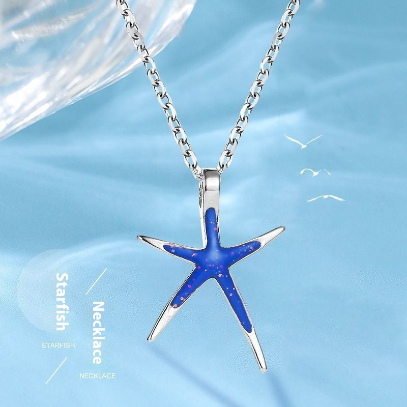 European And American New Starfish Pendant Fashion Simple Cute Starfish Women&