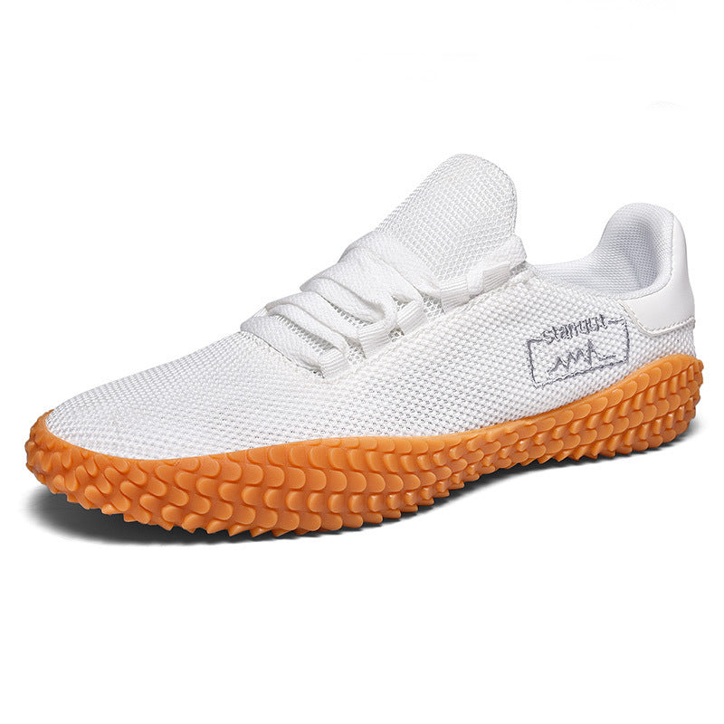 Spring and Summer Flying Woven Casual Shoes Large Men&