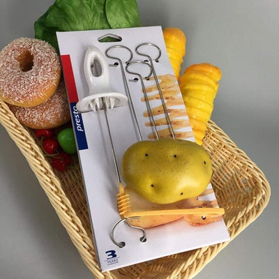 Manual Potato Chips Slicer Spiral Twister Tornado Chips Potato Slicer (Multicolor)