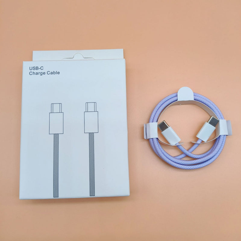 Nylon Braided Macaron PD20W Fast Charge Data Cable