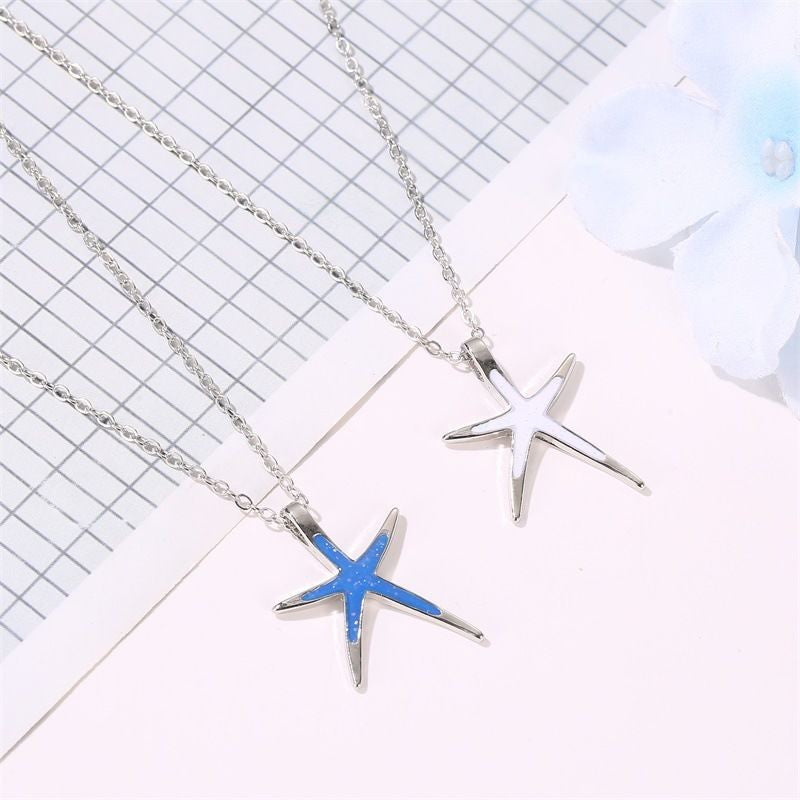 European And American New Starfish Pendant Fashion Simple Cute Starfish Women&