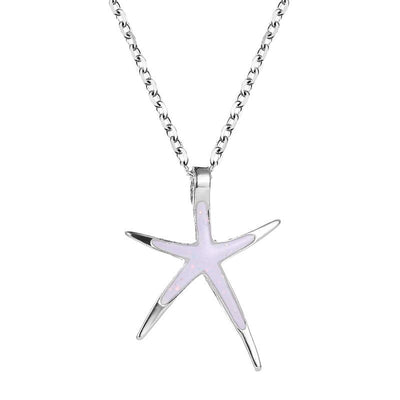 European And American New Starfish Pendant Fashion Simple Cute Starfish Women's Necklace