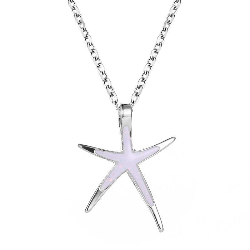European And American New Starfish Pendant Fashion Simple Cute Starfish Women&