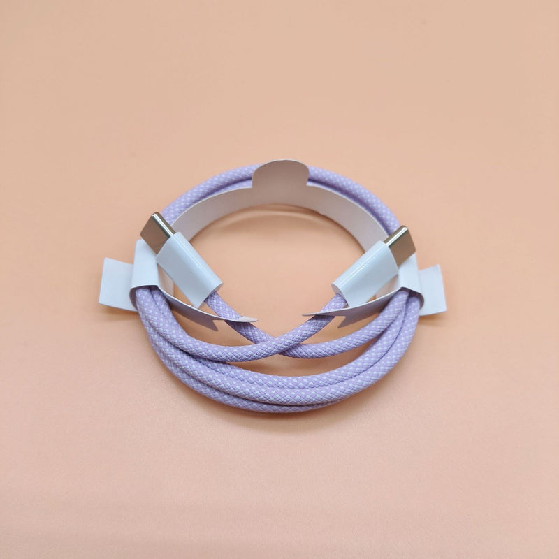 Nylon Braided Macaron PD20W Fast Charge Data Cable