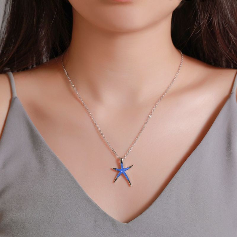 European And American New Starfish Pendant Fashion Simple Cute Starfish Women&