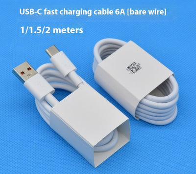 6A Data Cable Type-c Fast Charging Usb Mobile Phone Charging Cable
