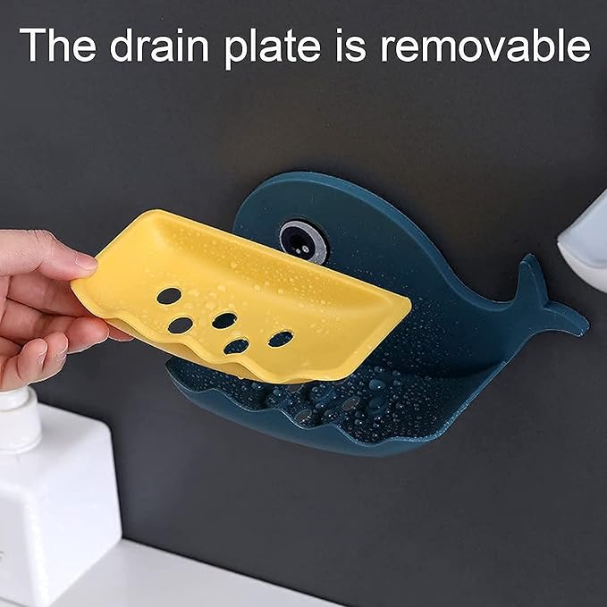 Fish Shaped Wall Soap Dish (Set of 2 Pieces)