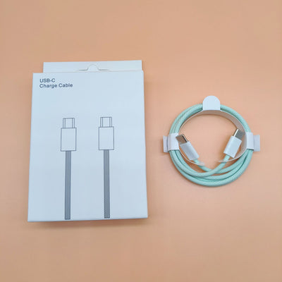 Nylon Braided Macaron PD20W Fast Charge Data Cable