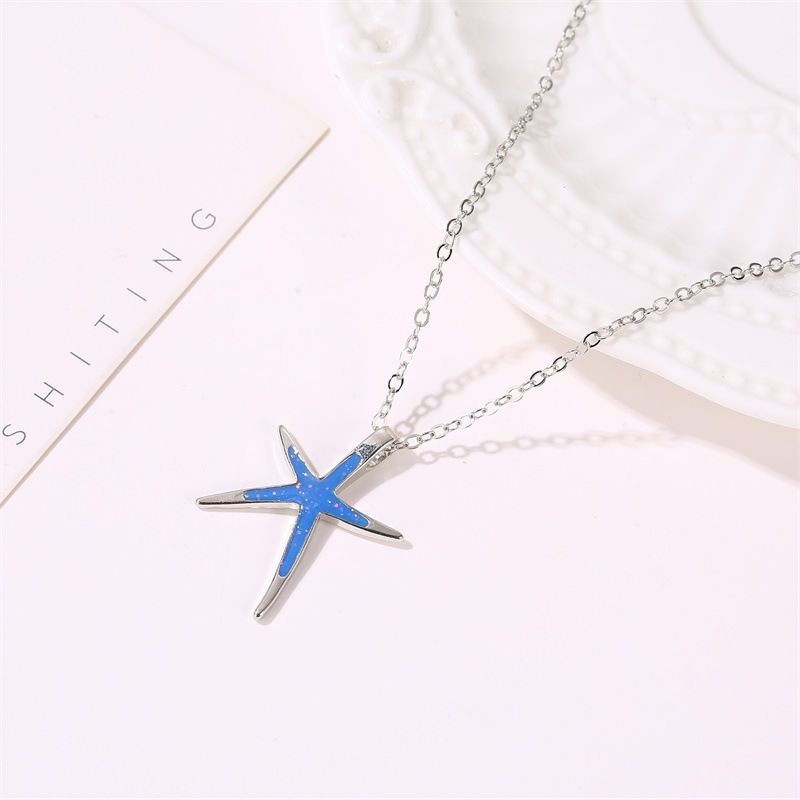 European And American New Starfish Pendant Fashion Simple Cute Starfish Women&