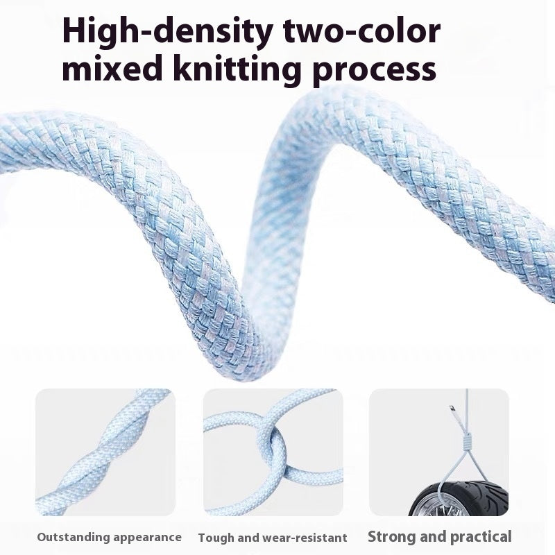 Nylon Braided Macaron PD20W Fast Charge Data Cable