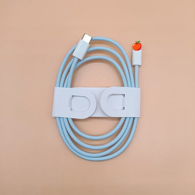 Nylon Braided Macaron PD20W Fast Charge Data Cable