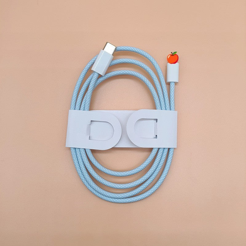 Nylon Braided Macaron PD20W Fast Charge Data Cable