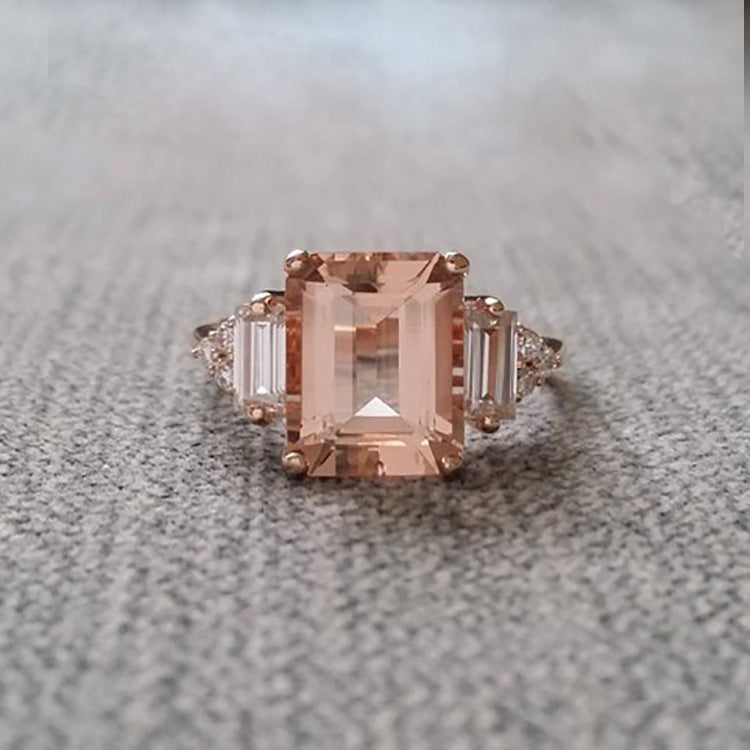 925 Silver Diamond Ring For Romantic Women