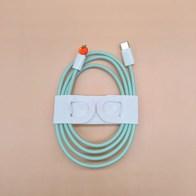 Nylon Braided Macaron PD20W Fast Charge Data Cable